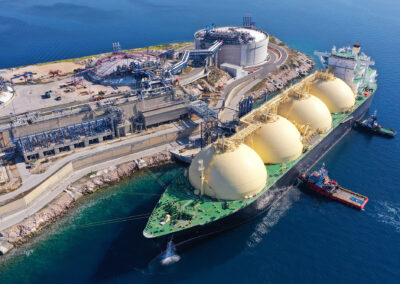 Validating the commercial viability of a greenfield LNG import project